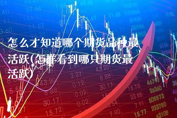 怎么才知道哪个期货品种最活跃(怎样看到哪只期货最活跃) (https://www.njaxzs.com/) 期货行情 第1张