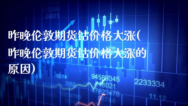 昨晚伦敦期货钴大涨(昨晚伦敦期货钴大涨的原因) (https://www.njaxzs.com/) 期货直播间 第1张