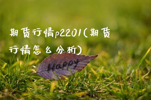 期货行情p2201(期货行情怎么分析) (https://www.njaxzs.com/) 期货直播间 第1张