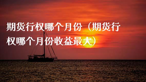 期货行权哪个月份（期货行权哪个月份收益最大） (https://www.njaxzs.com/) 期货直播间 第1张