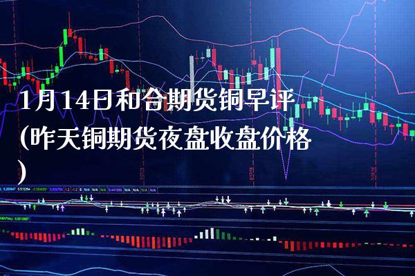 1月14日和合期货铜早评(昨天铜期货夜盘收盘) (https://www.njaxzs.com/) 期货行情 第1张