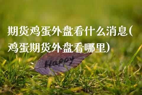 期货鸡蛋外盘看什么消息(鸡蛋期货外盘看哪里) (https://www.njaxzs.com/) 黄金期货 第1张