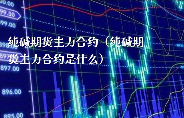 纯碱期货主力合约（纯碱期货主力合约是什么） (https://www.njaxzs.com/) 内盘期货 第1张