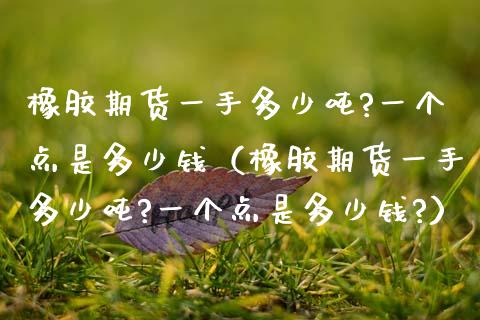 橡胶期货一手多少?一个点是多少钱（橡胶期货一手多少?一个点是多少钱?） (https://www.njaxzs.com/) 内盘期货 第1张