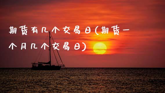 期货有几个交易日(期货一个月几个交易日) (https://www.njaxzs.com/) 期货投资 第1张