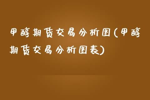 甲醇期货交易分析图(甲醇期货交易分析图表) (https://www.njaxzs.com/) 期货行情 第1张