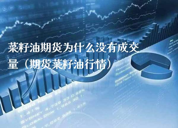 菜籽油期货为什么没有成交量（期货菜籽情） (https://www.njaxzs.com/) 期货直播间 第1张