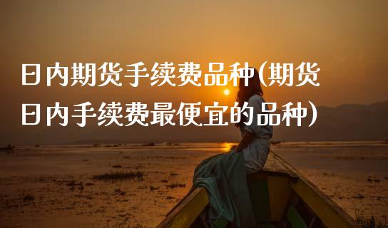 日内期货手续费品种(期货日内手续费最便宜的品种) (https://www.njaxzs.com/) 期货行情 第1张