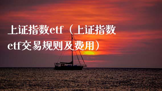 上证指数etf（上证指数etf交易规则及费用） (https://www.njaxzs.com/) 期货直播间 第1张