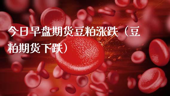 今日早盘期货豆粕涨跌（豆粕期货下跌） (https://www.njaxzs.com/) 期货直播间 第1张