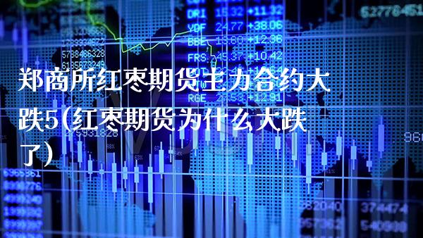 郑商所红枣期货主力合约大跌5(红枣期货为什么大跌了) (https://www.njaxzs.com/) 内盘期货 第1张