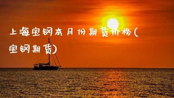 上海宝钢本月份期货价格(宝钢期货) (https://www.njaxzs.com/) 期货投资 第1张