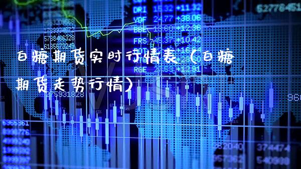 白糖期货实时行情表（白糖期货走势行情） (https://www.njaxzs.com/) 内盘期货 第1张