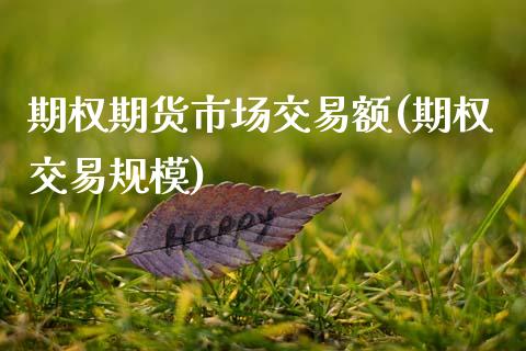 期权期货市场交易额(期权交易规模) (https://www.njaxzs.com/) 期货直播间 第1张