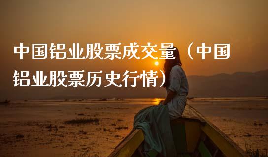 中国铝业股票成交量（中国铝业股票历史行情） (https://www.njaxzs.com/) 期货直播间 第1张