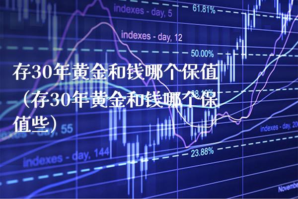 存30年黄金和钱哪个保值（存30年黄金和钱哪个保值些） (https://www.njaxzs.com/) 原油期货 第1张