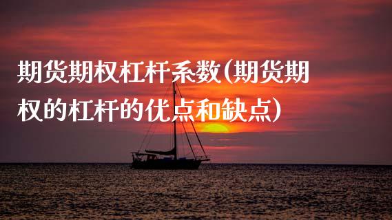 期货期权杠杆系数(期货期权的杠杆的优点和缺点) (https://www.njaxzs.com/) 期货开户 第1张