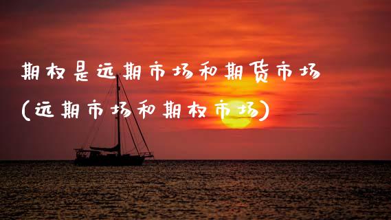 期权是远期市场和期货市场(远期市场和期权市场) (https://www.njaxzs.com/) 期货投资 第1张