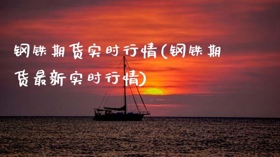 钢铁期货实时行情(钢铁期货最新实时行情) (https://www.njaxzs.com/) 期货直播间 第1张