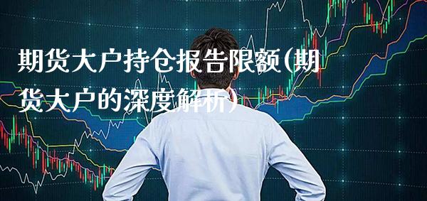 期货大户持仓报告限额(期货大户的深度解析) (https://www.njaxzs.com/) 期货行情 第1张