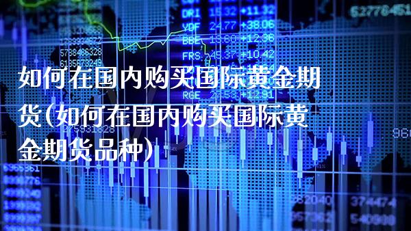 如何在国内购买国际黄金期货(如何在国内购买国际黄金期货品种) (https://www.njaxzs.com/) 期货直播间 第1张
