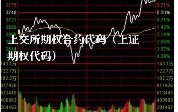 上交所期权合约代码（上证期权代码） (https://www.njaxzs.com/) 期货直播间 第1张
