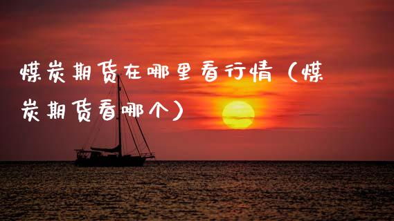 煤炭期货在哪里看行情（煤炭期货看哪个） (https://www.njaxzs.com/) 期货开户 第1张