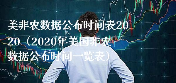 美非农数据公布时间表2020（2020年美国非农数据公布时间一览表） (https://www.njaxzs.com/) 期货开户 第1张