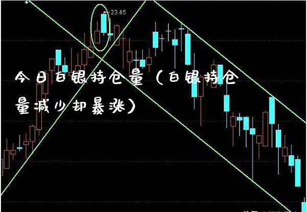 今日白银持仓量（白银持仓量减少却暴涨） (https://www.njaxzs.com/) 期货行情 第1张