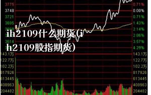 ih2109什么期货(ih2109股指期货) (https://www.njaxzs.com/) 黄金期货 第1张