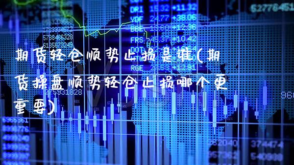 期货轻仓顺势止损是谁(期货操盘顺势轻仓止损哪个更重要) (https://www.njaxzs.com/) 内盘期货 第1张