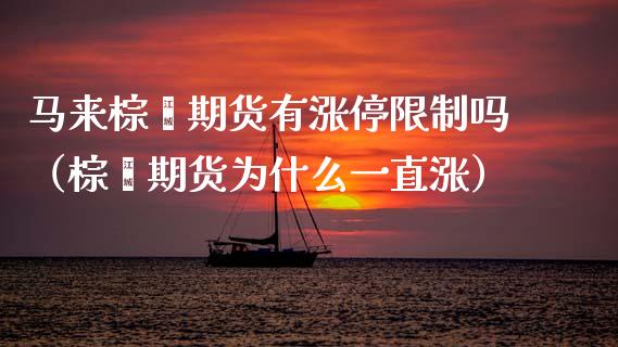 马来棕榈期货有涨停吗（棕榈期货为什么一直涨） (https://www.njaxzs.com/) 期货行情 第1张