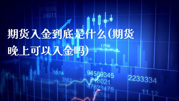 期货入金到底是什么(期货晚上可以入金吗) (https://www.njaxzs.com/) 黄金期货 第1张