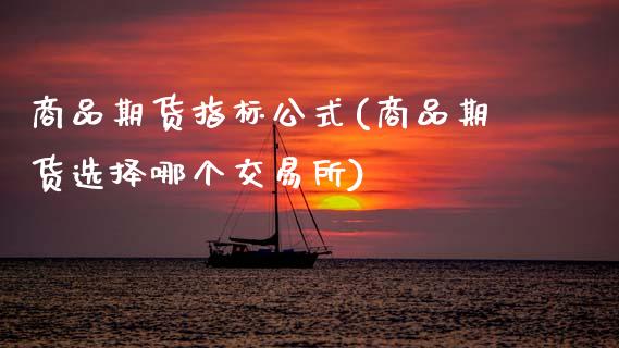 商品期货指标公式(商品期货选择哪个交易所) (https://www.njaxzs.com/) 期货开户 第1张