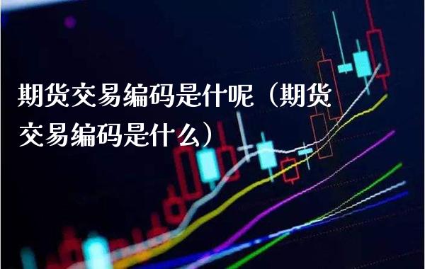 期货交易编码是什呢（期货交易编码是什么） (https://www.njaxzs.com/) 期货直播间 第1张