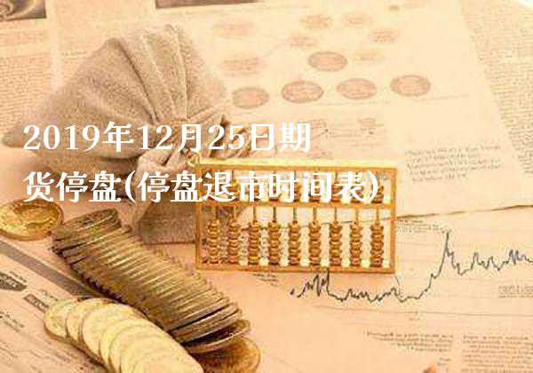 2019年12月25日期货停盘(停盘退市时间表) (https://www.njaxzs.com/) 期货投资 第1张