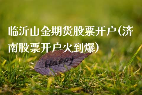 临沂山金期货股票开户(济南股票开户火到爆) (https://www.njaxzs.com/) 期货直播间 第1张