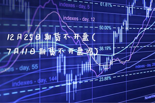 12月25日期货不开盘(7月11日期货不开盘吗) (https://www.njaxzs.com/) 原油期货 第1张