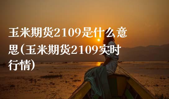 玉米期货2109是什么意思(玉米期货2109实时行情) (https://www.njaxzs.com/) 期货投资 第1张