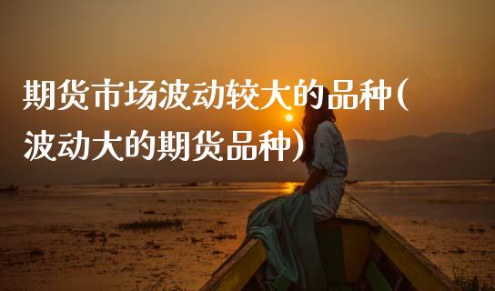 期货市场波动较大的品种(波动大的期货品种) (https://www.njaxzs.com/) 期货开户 第1张