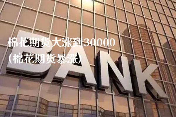 棉花期货大涨到30000(棉花期货暴涨) (https://www.njaxzs.com/) 期货行情 第1张