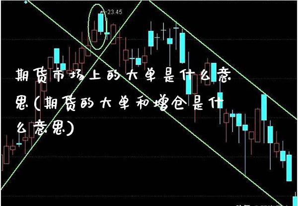 期货市场上的大单是什么意思(期货的大单和增仓是什么意思) (https://www.njaxzs.com/) 期货投资 第1张
