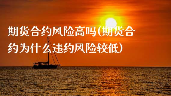 期货合约风险高吗(期货合约为什么违约风险较低) (https://www.njaxzs.com/) 期货行情 第1张