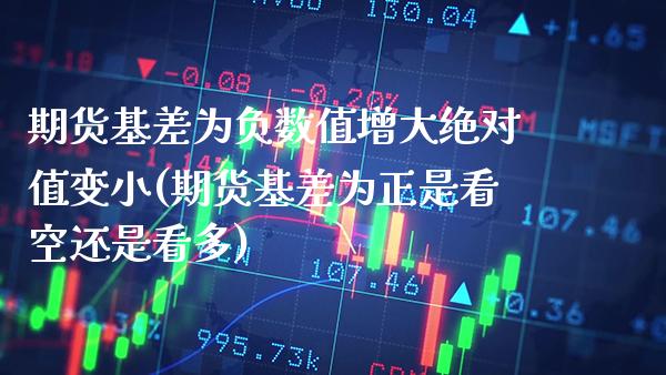 期货基差为负数值增大绝对值变小(期货基差为正是看空还是看多) (https://www.njaxzs.com/) 黄金期货 第1张