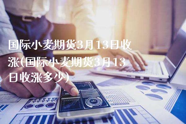 国际小麦期货3月13日收涨(国际小麦期货3月13日收涨多少) (https://www.njaxzs.com/) 期货直播间 第1张