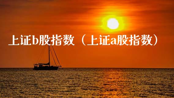 上证b股指数（上证a股指数） (https://www.njaxzs.com/) 期货直播间 第1张