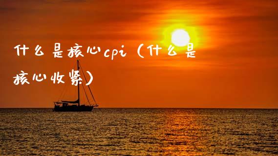 什么是核心cpi（什么是核心收紧） (https://www.njaxzs.com/) 原油期货 第1张