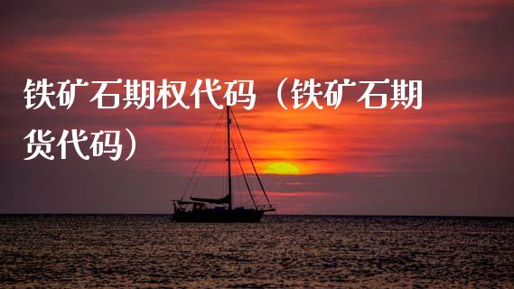 铁矿石期权代码（铁矿石期货代码） (https://www.njaxzs.com/) 期货行情 第1张