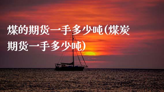 煤的期货一手多少吨(煤炭期货一手多少吨) (https://www.njaxzs.com/) 期货行情 第1张