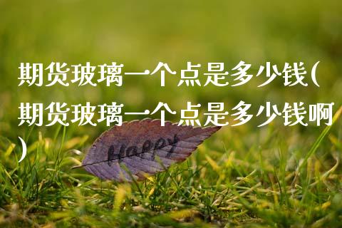 期货玻璃一个点是多少钱(期货玻璃一个点是多少钱啊) (https://www.njaxzs.com/) 期货行情 第1张
